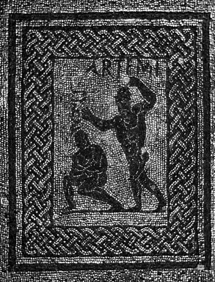 Ostia Antica - Wrestling Mosaic