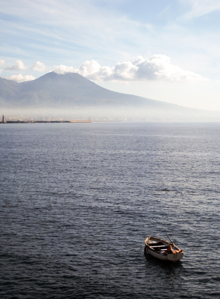 Naples Bay - Mt. Vesuvius Behind