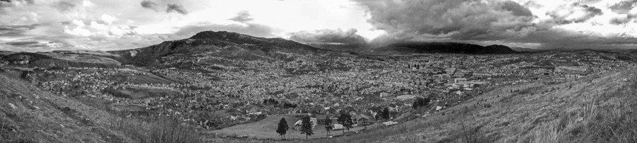 Sarajevo Panorama from the Hillside