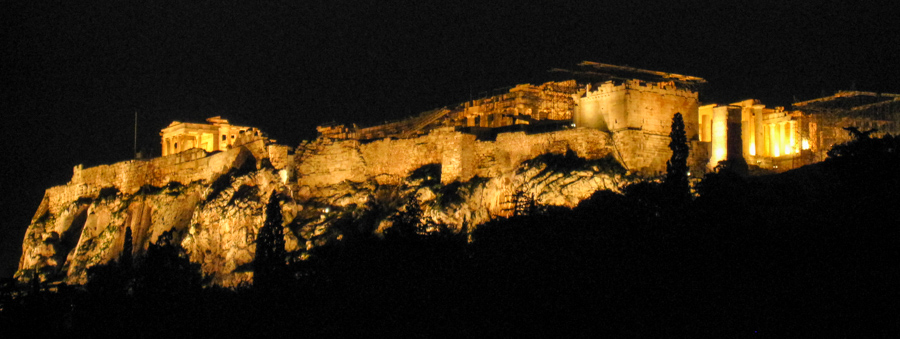 The Acropolis at Night, Athens