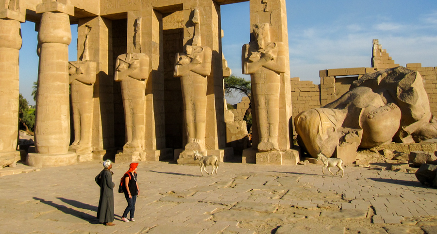 The Ramesseum, Luxor, Egypt