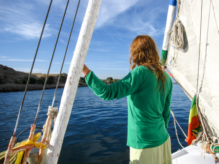 Felucca Ride Down the Nile, Egypt