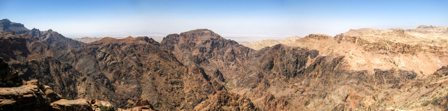 View over Petra, Jordan