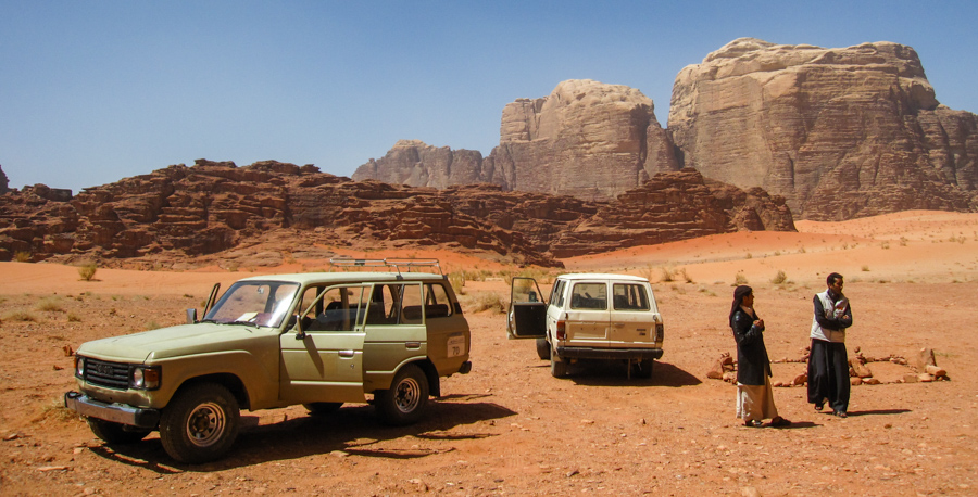 Our Transport in Wadi Rum Desert, Jordan