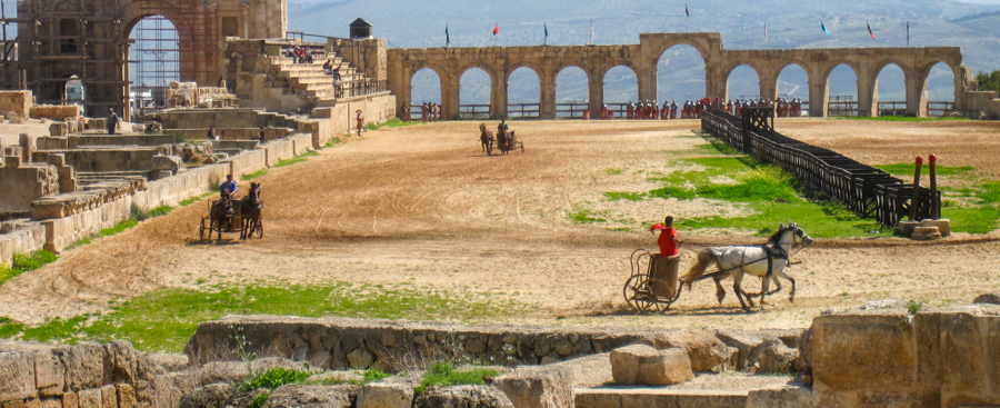 Chariot Races at Jerash, Jordan