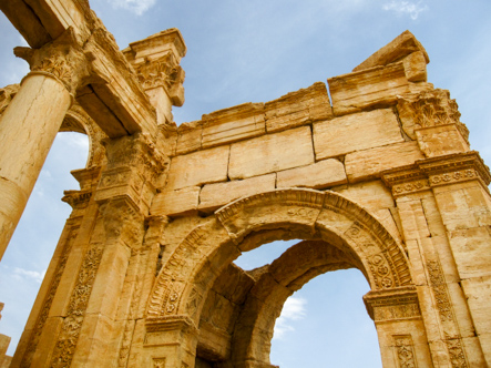 Desert Ruins at Palmyra, Syria