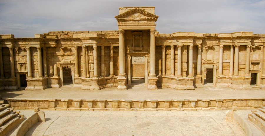 Desert Ruins at Palmyra, Syria