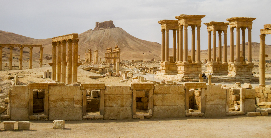 Desert Ruins at Palmyra, Syria