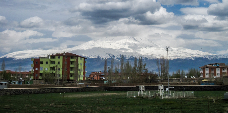 Mt. Ararat from Doğubayazıt, Turkey