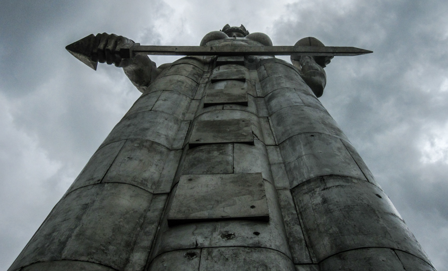 Statue Overlooking Tbilisi, Georgia