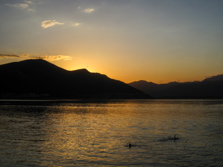 Sunset Swim, Egirdir, Turkey