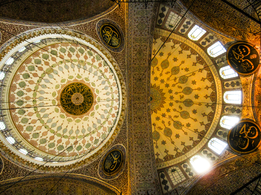 Ceiling of the Blue Mosque, Istanbul