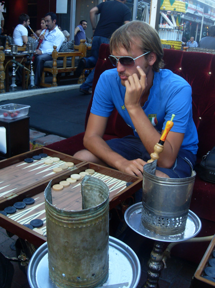 Friends and Backgammon, Istanbul