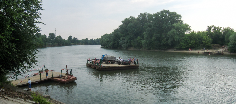 The Dniester River Ferry