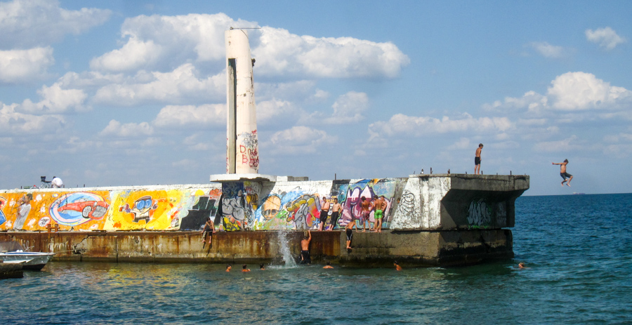 Cliff Diving, Odessa