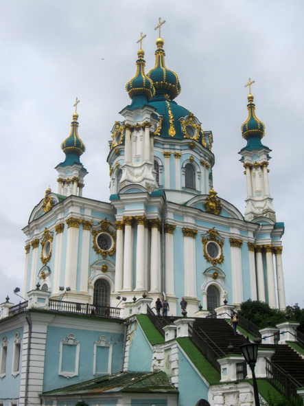 St. Andreas Church in Kiev, Ukraine