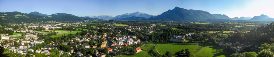 The View of Austria from Salzberg