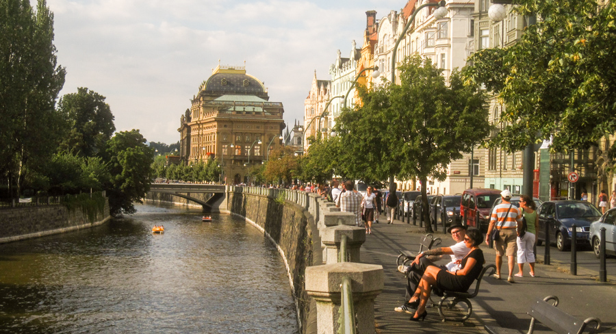 Vltava River in Prague